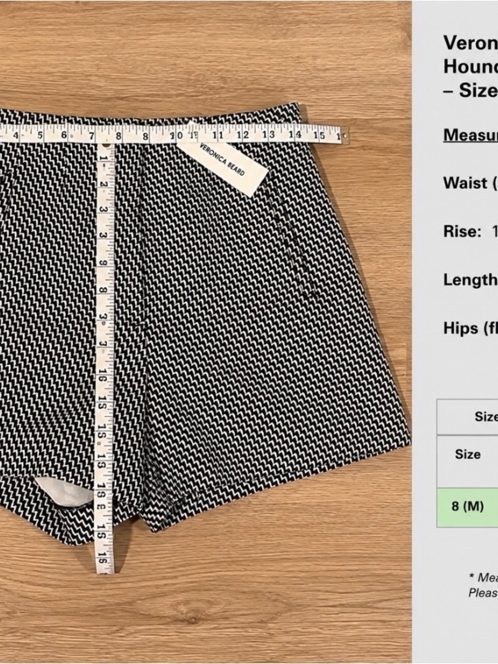 NWT Veronica Beard Houndstooth Vest Sz 10 + Matching Shorts Sz 8 Designer Set - Picture 3 of 6